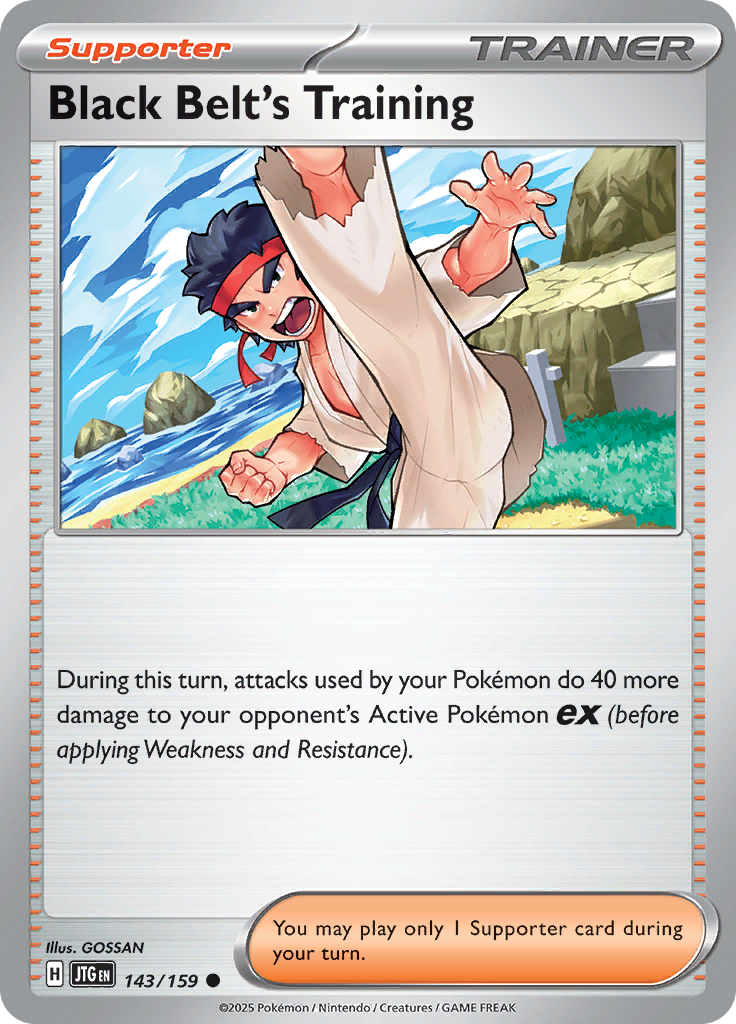 Black Belt's Training (Reverse Holo)