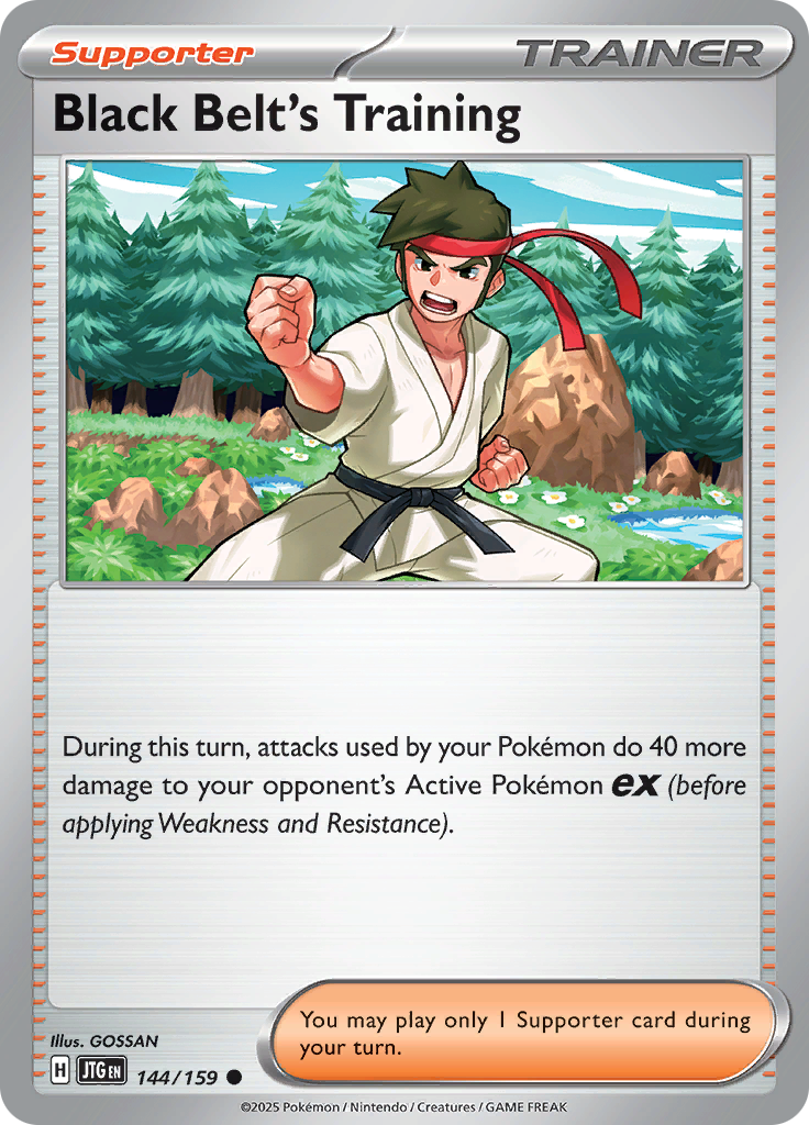 Black Belt's Training (Reverse Holo)