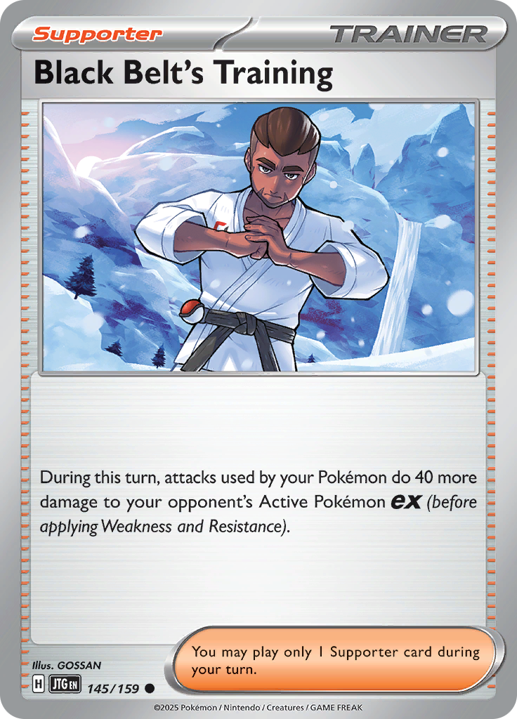 Black Belt's Training (Reverse Holo)