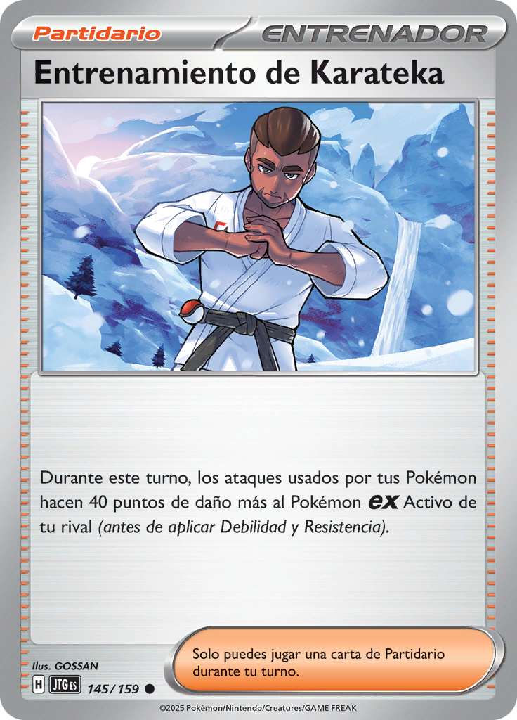 Entrenamiento de Karateka (Reverse Holo)