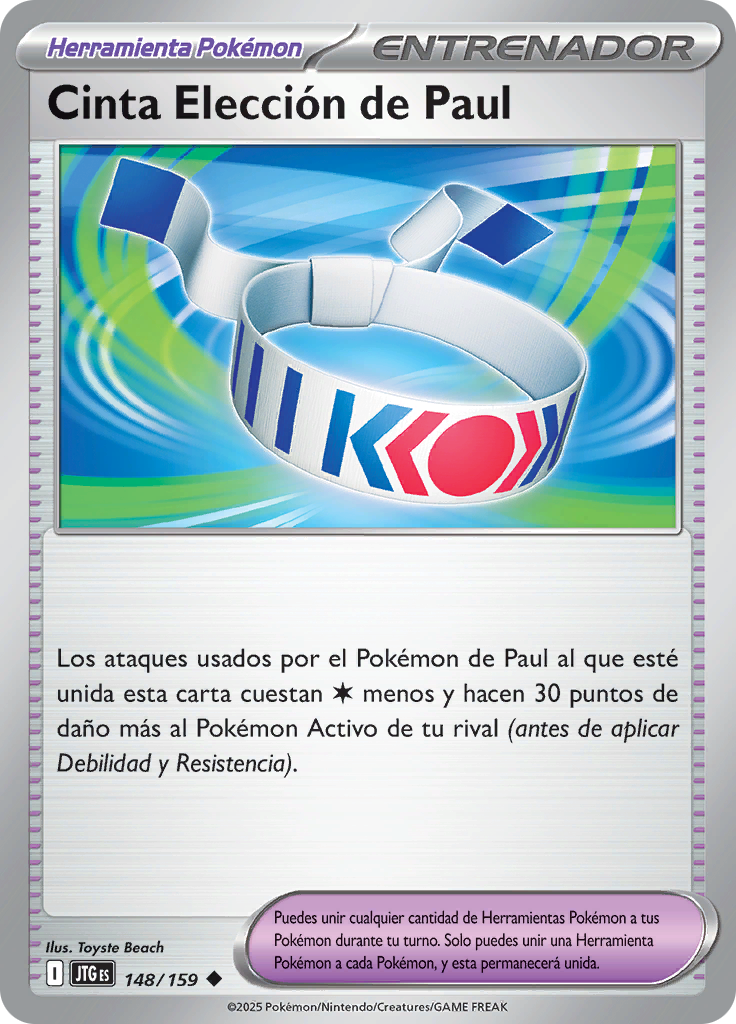 Cinta Elección de Paul (Reverse Holo)