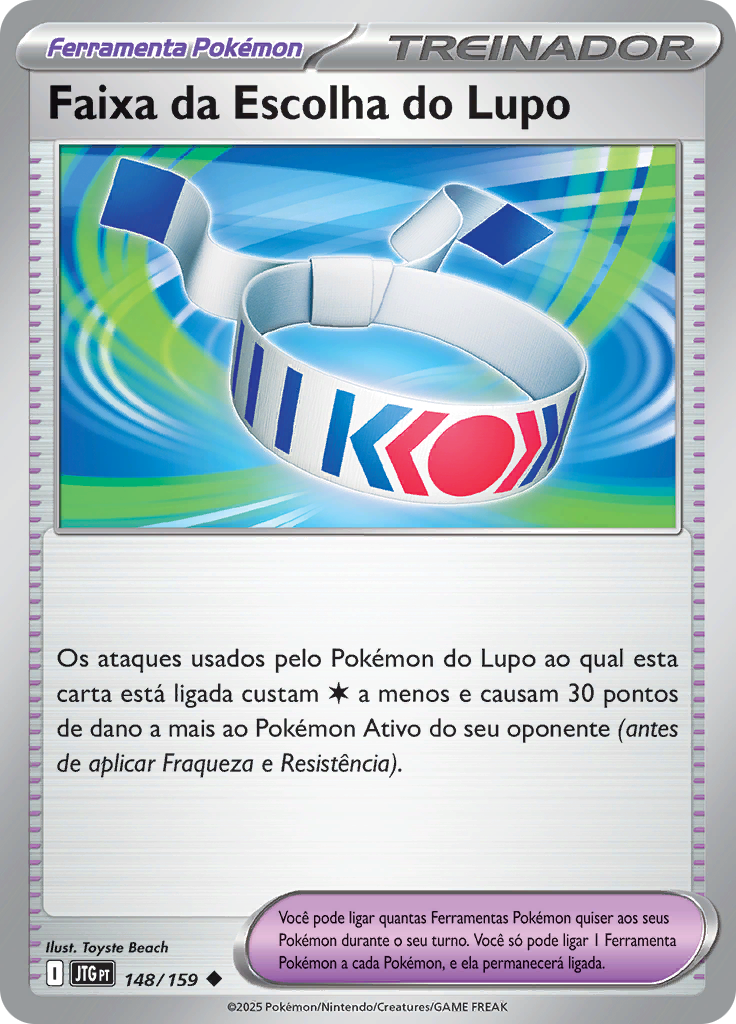 Faixa da Escolha do Lupo (Reverse Holo)