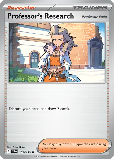 Professor's Research (Reverse Holo)