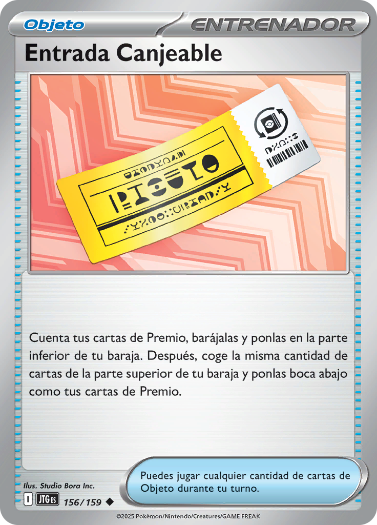 Entrada Canjeable