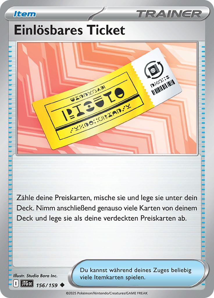 Einlösbares Ticket (Reverse Holo)