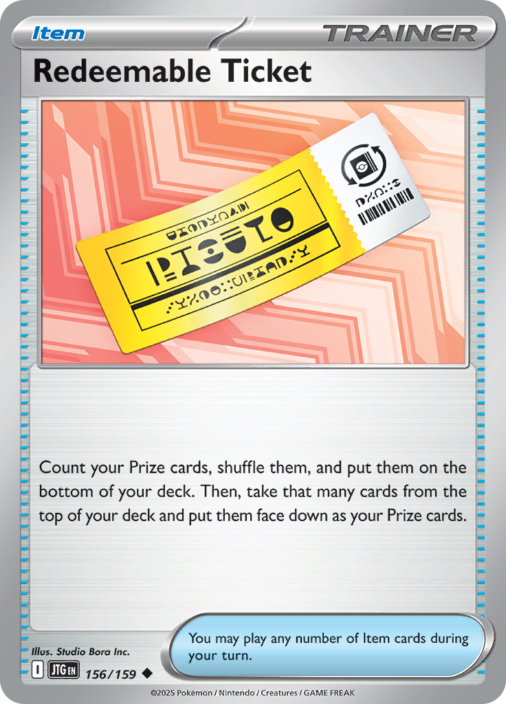 Redeemable Ticket (Reverse Holo)
