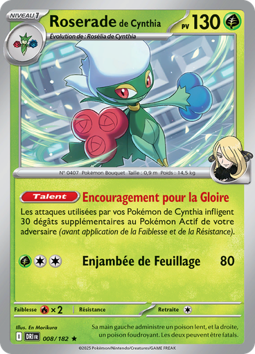 Roserade de Cynthia (Reverse Holo)