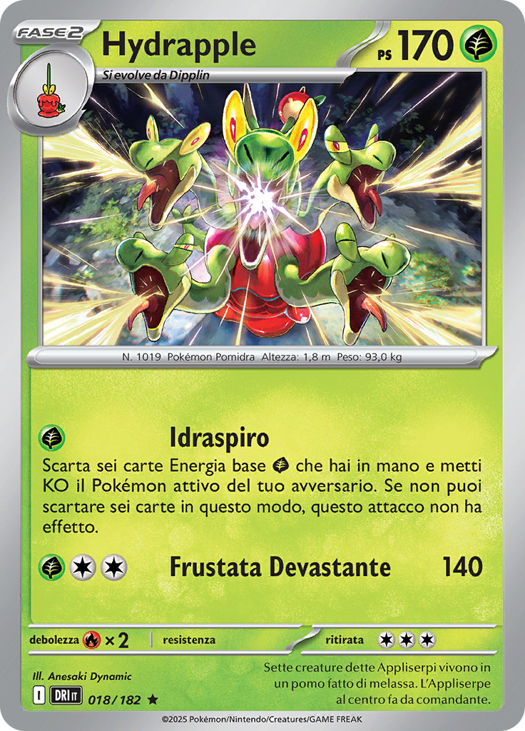 Hydrapple (Reverse Holo)