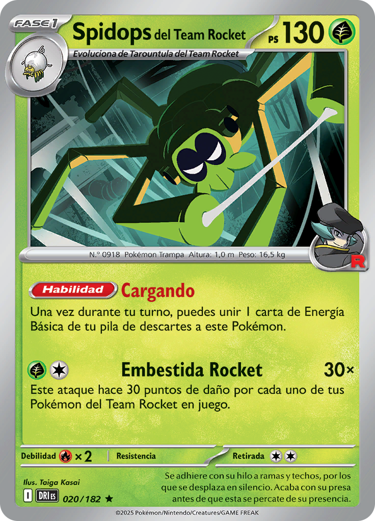 Spidops del Team Rocket