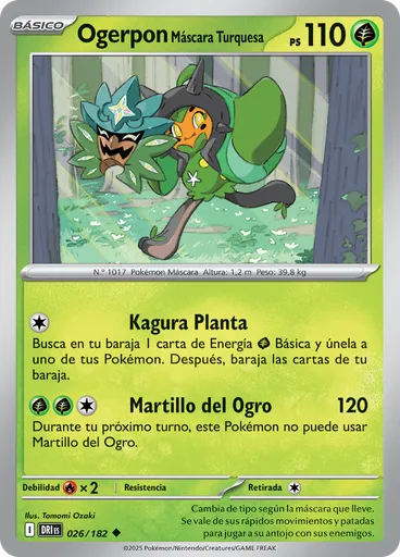 Ogerpon Máscara Turquesa