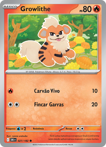 Growlithe (Reverse Holo)