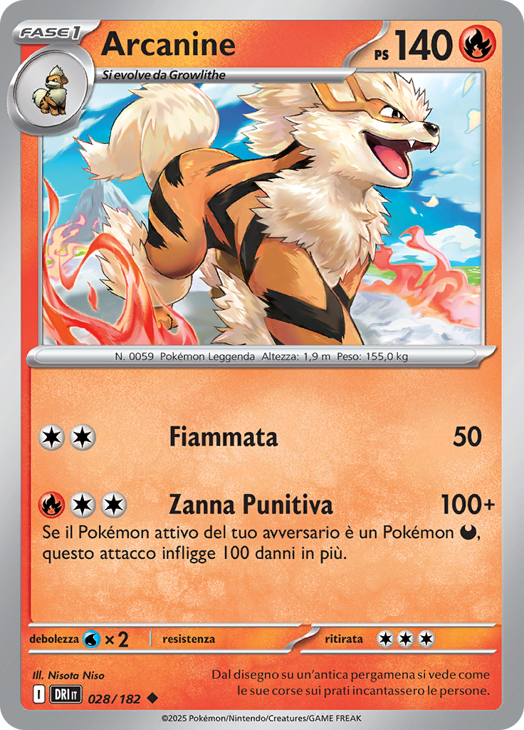 Arcanine (Reverse Holo)