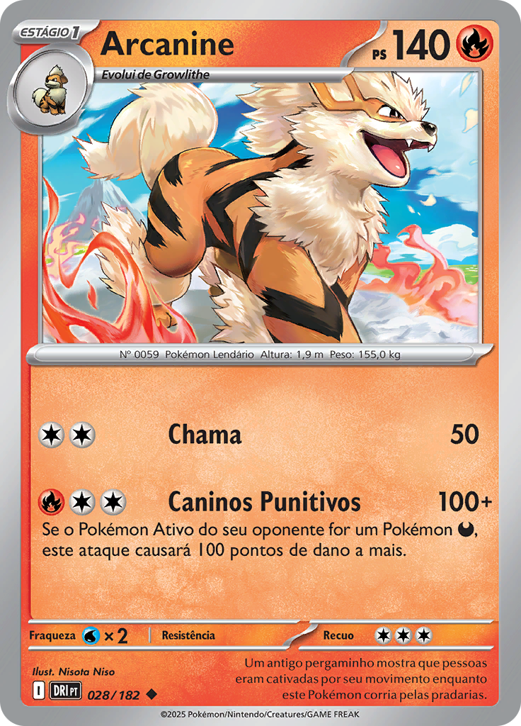 Arcanine (Reverse Holo)