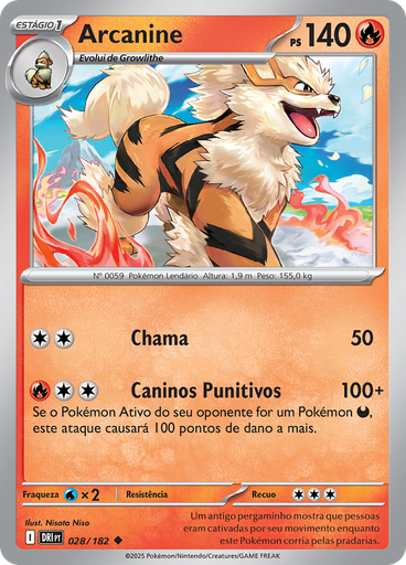 Arcanine (Reverse Holo)