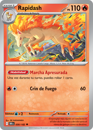 Rapidash (Reverse Holo)