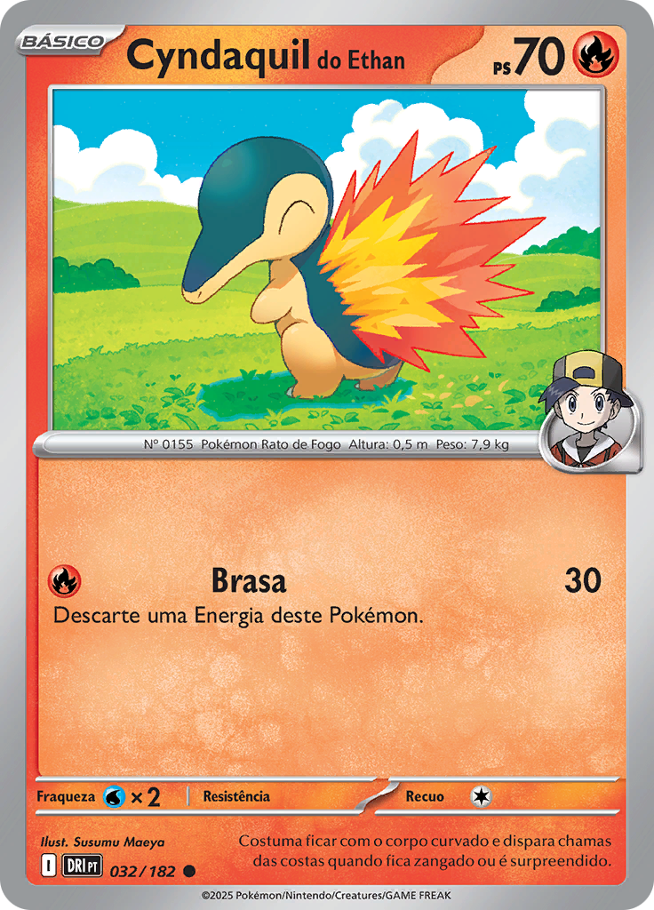Cyndaquil do Ethan