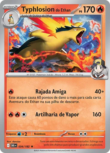 Typhlosion do Ethan