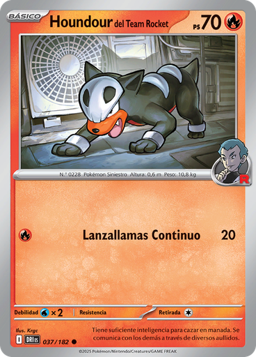 Houndour del Team Rocket