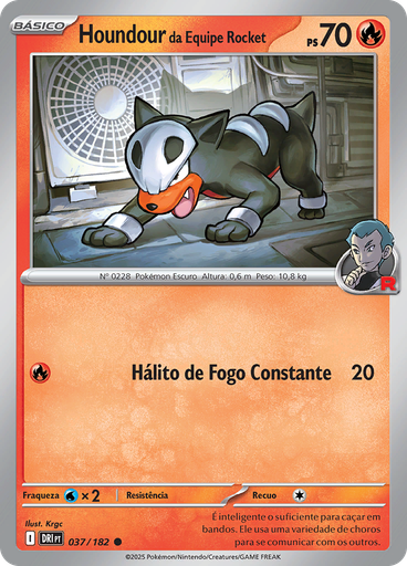 Houndour da Equipe Rocket