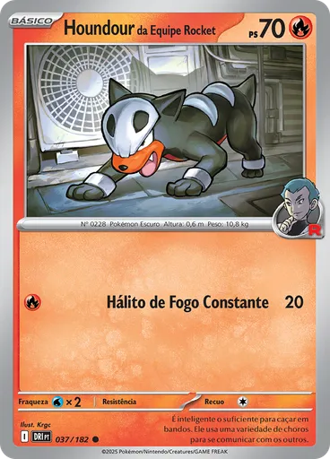 Houndour da Equipe Rocket