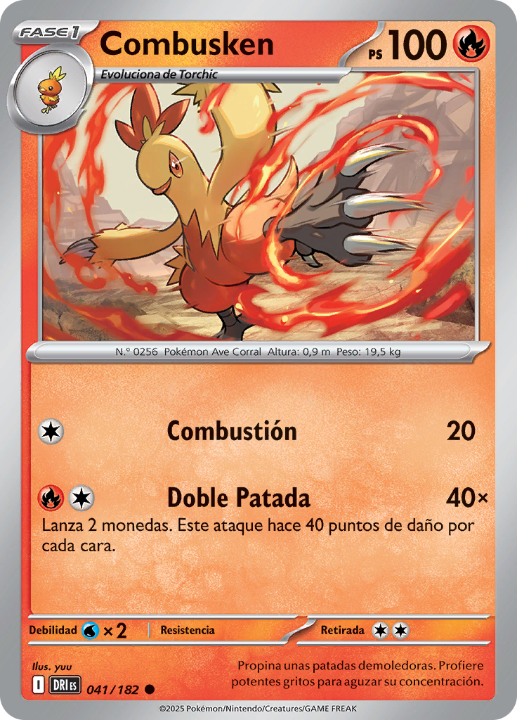Combusken (Reverse Holo)