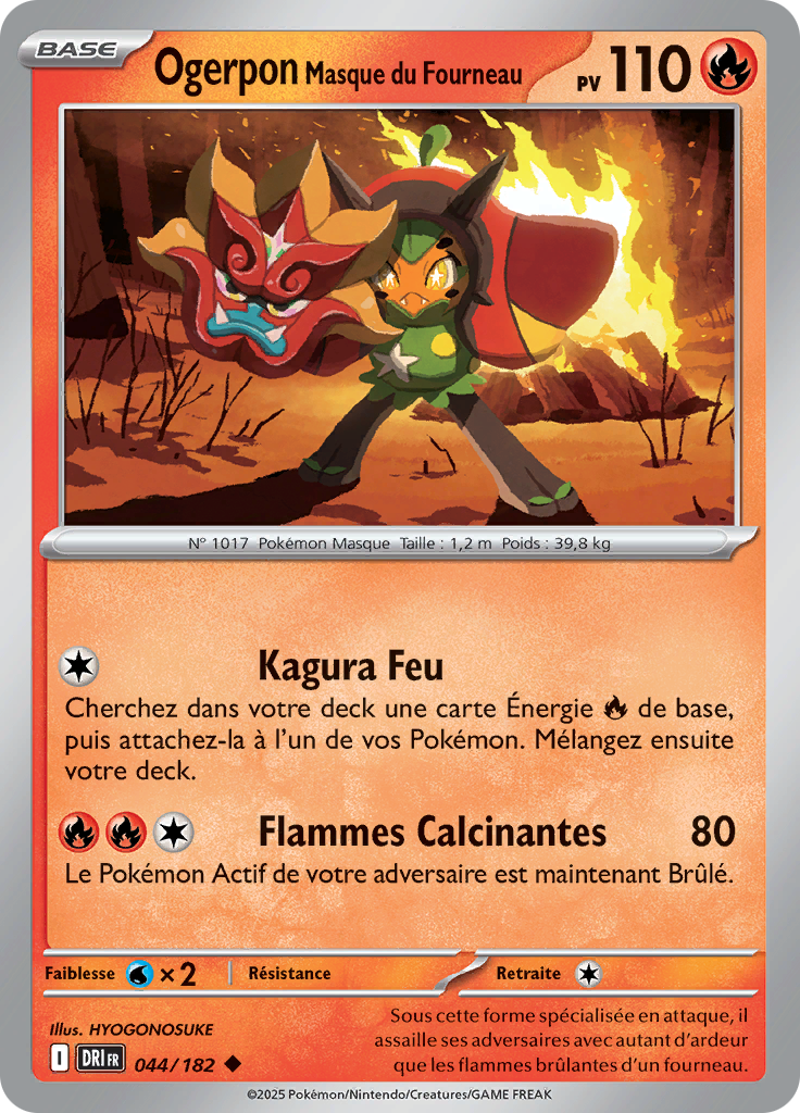 Ogerpon Masque du Fourneau (Reverse Holo)