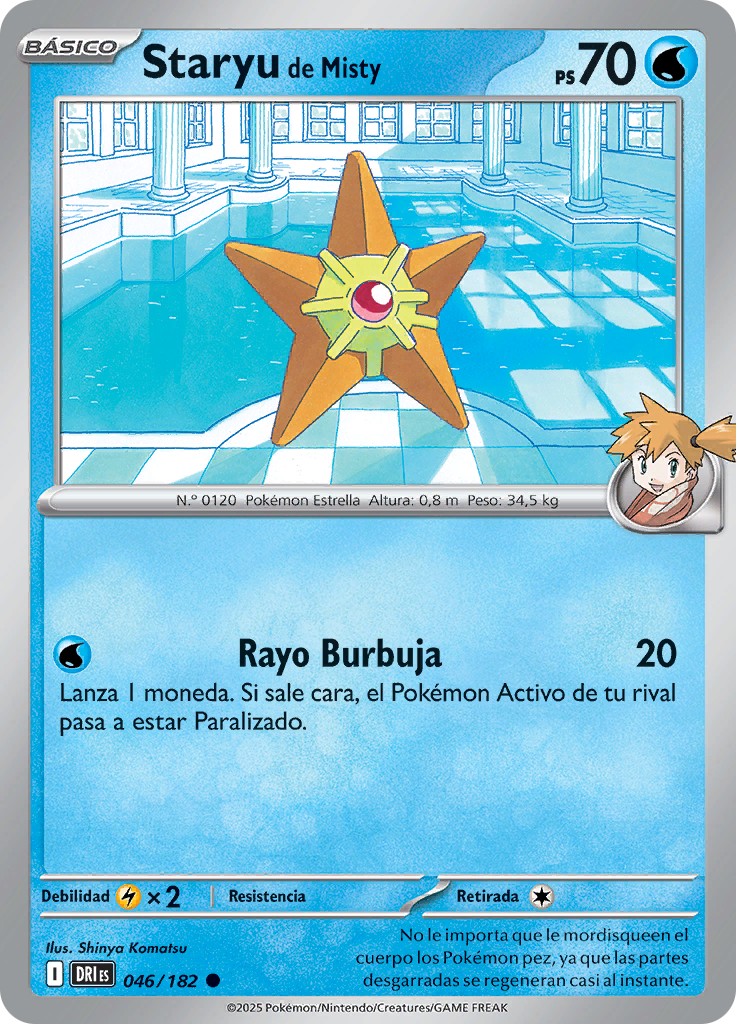 Staryu de Misty (Reverse Holo)