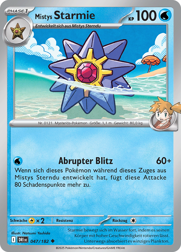 Mistys Starmie (Reverse Holo)