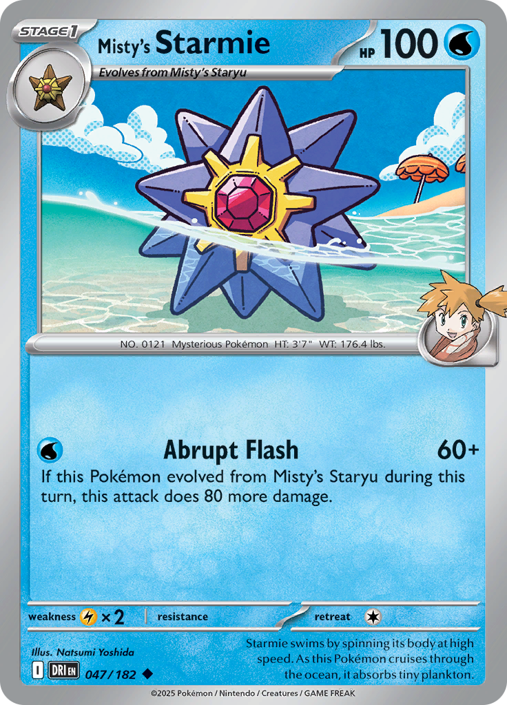 Misty's Starmie (Reverse Holo)