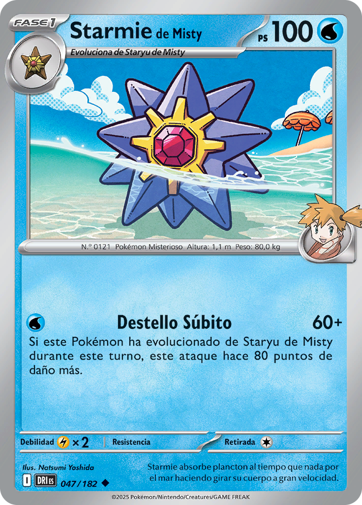 Starmie de Misty (Reverse Holo)