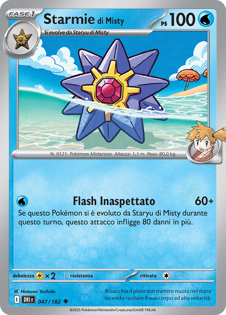 Starmie di Misty (Reverse Holo)