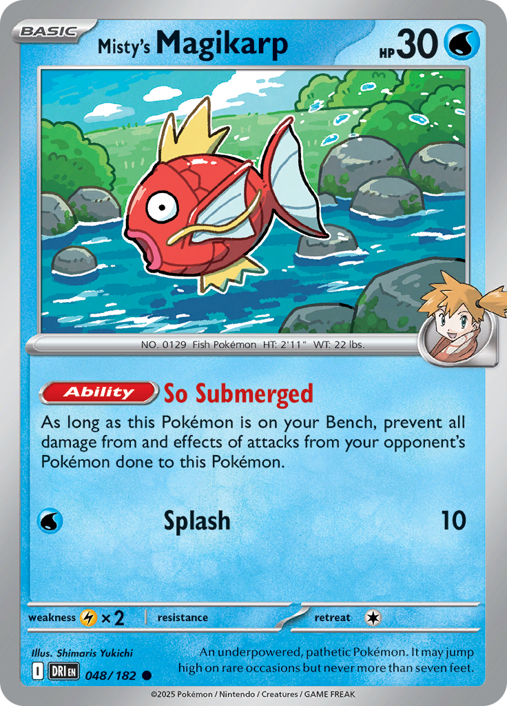 Misty's Magikarp (Reverse Holo)