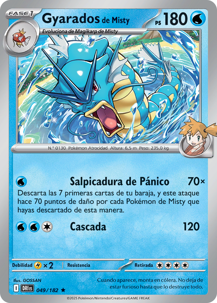 Gyarados de Misty (Reverse Holo)