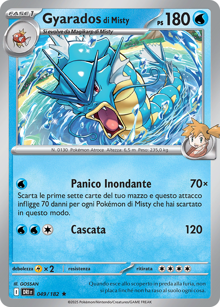 Gyarados di Misty (Reverse Holo)