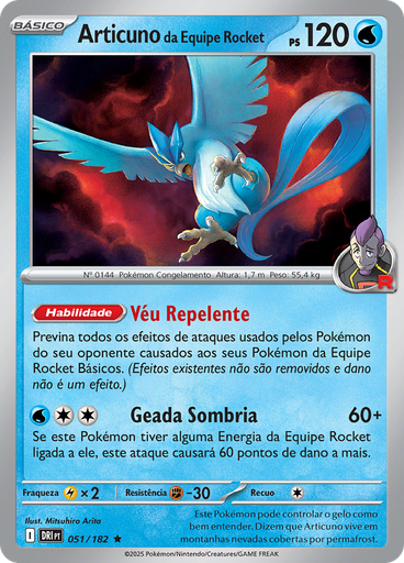 Articuno da Equipe Rocket