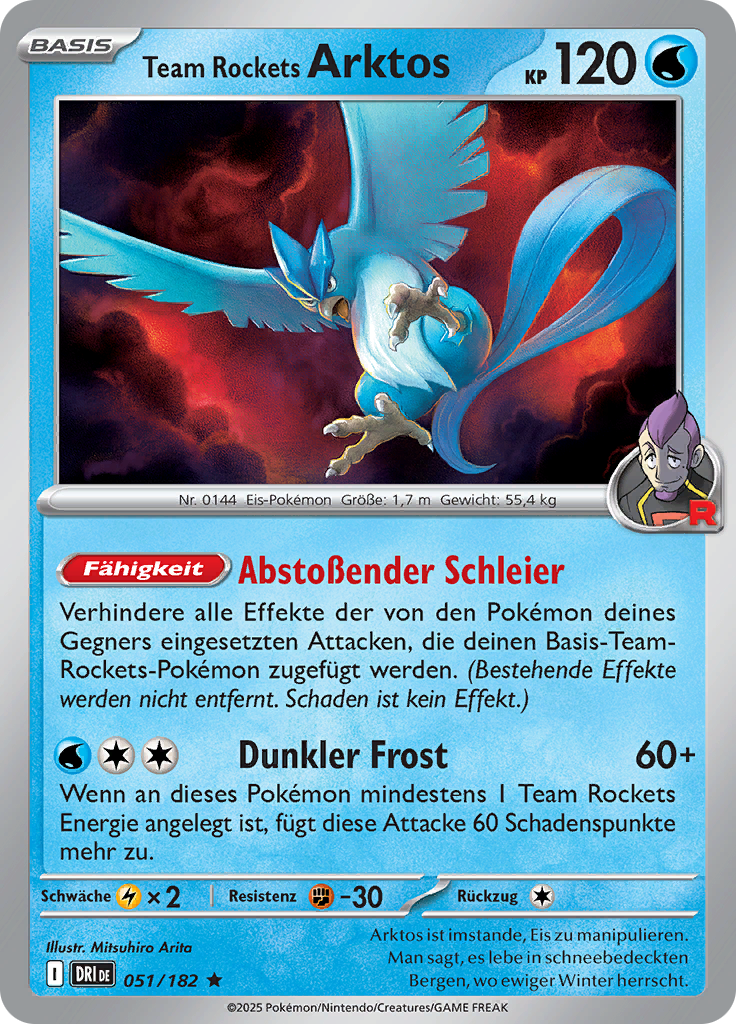 Team Rockets Arktos (Reverse Holo)