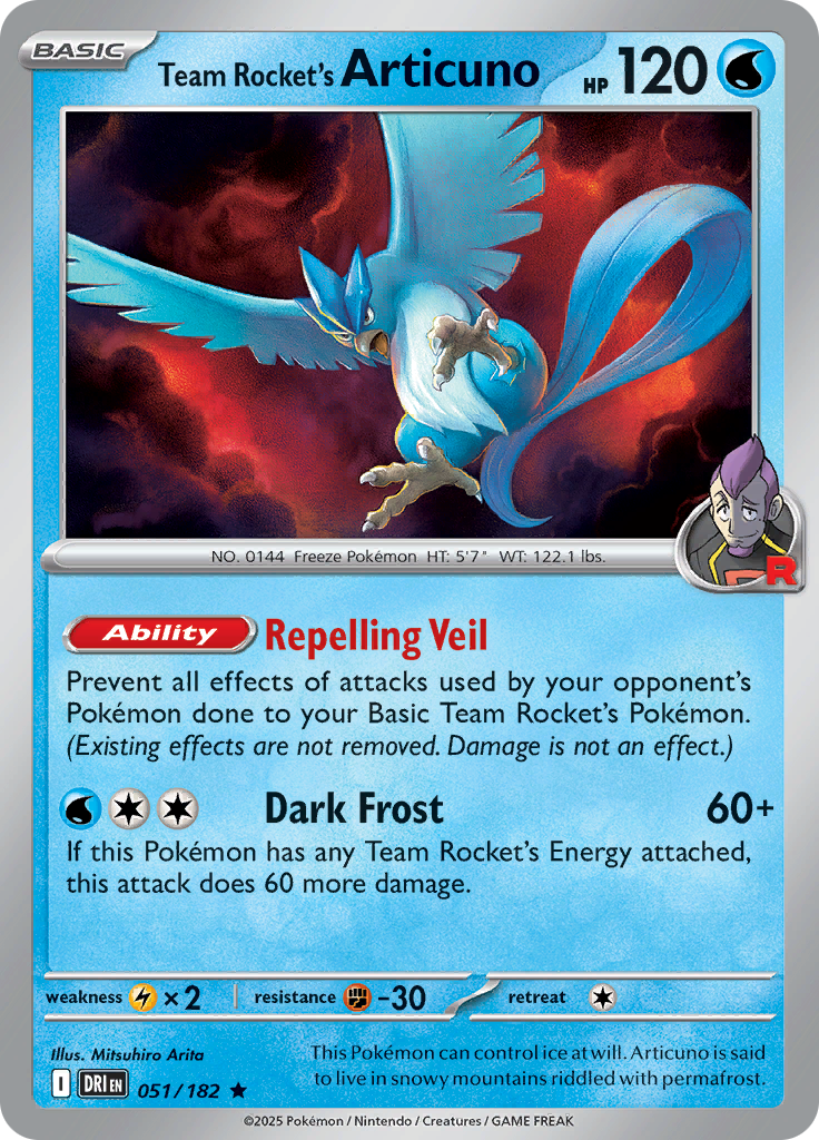 Team Rocket's Articuno (Reverse Holo)