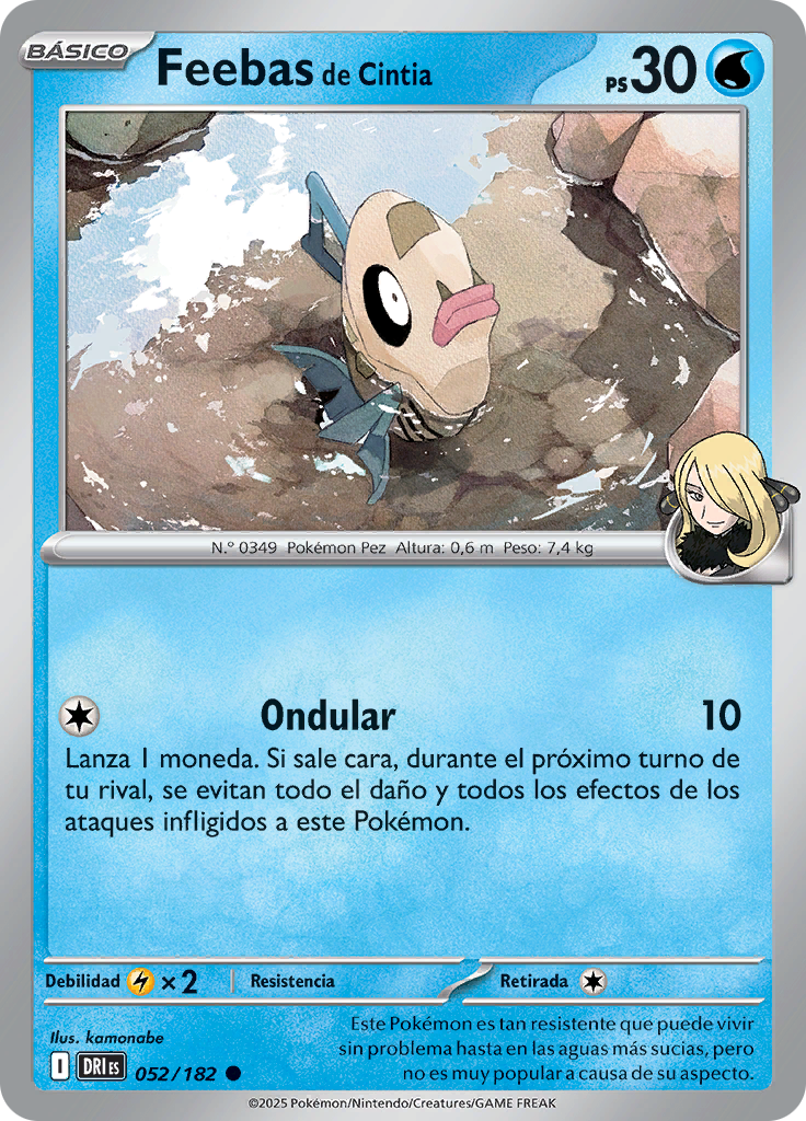 Feebas de Cintia (Reverse Holo)