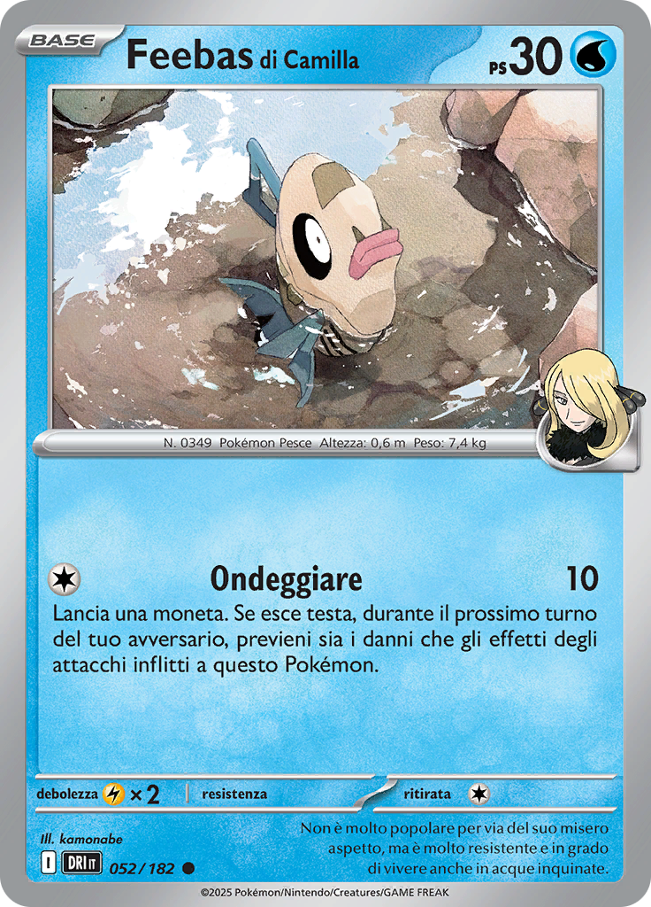 Feebas di Camilla (Reverse Holo)
