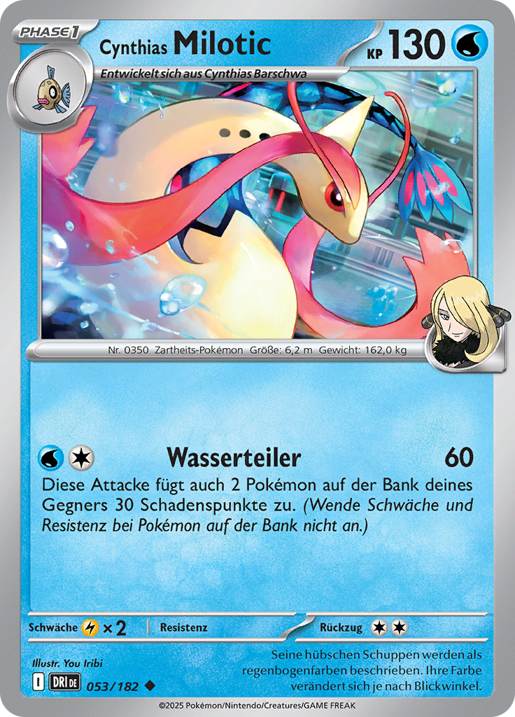 Cynthias Milotic (Reverse Holo)