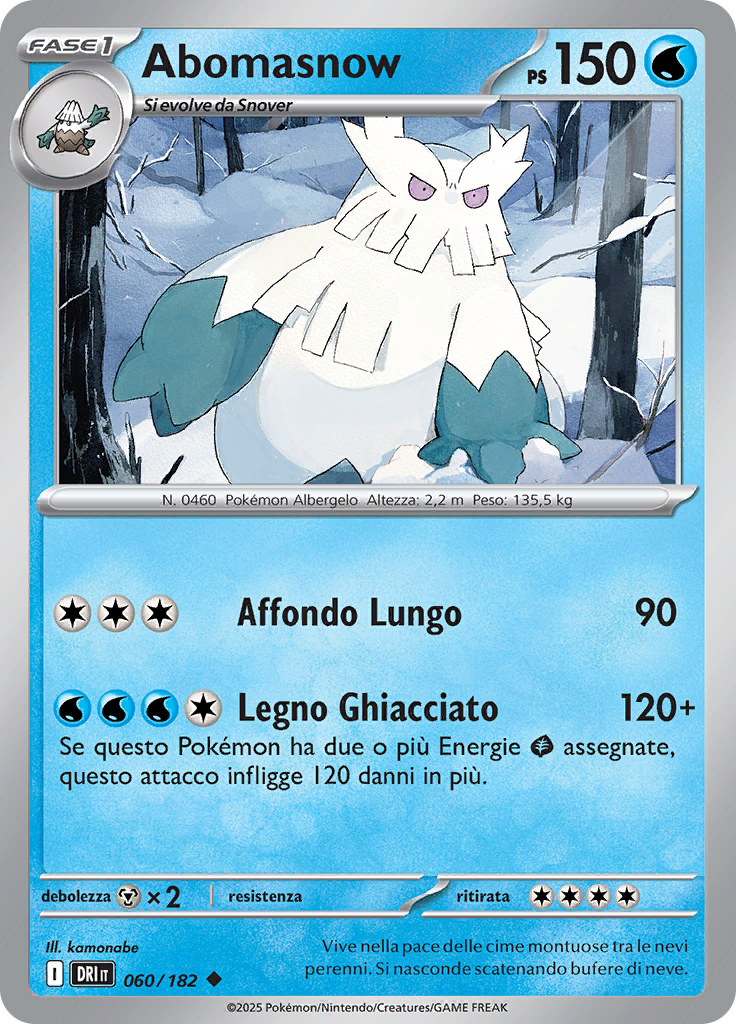 Abomasnow (Reverse Holo)