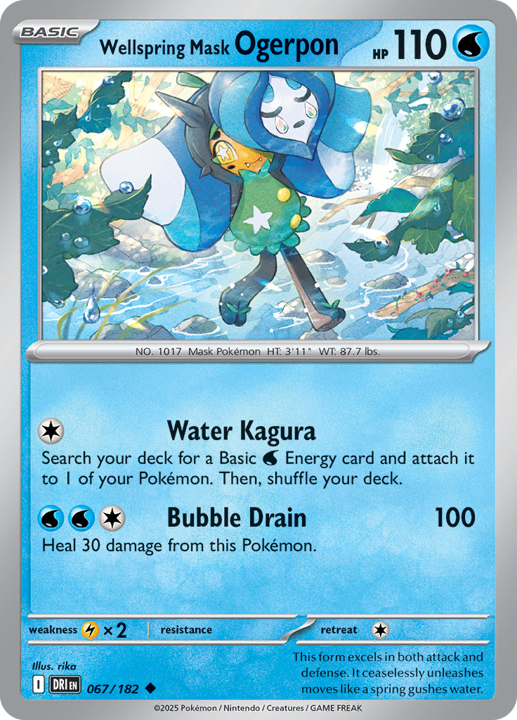 Wellspring Mask Ogerpon (Reverse Holo)
