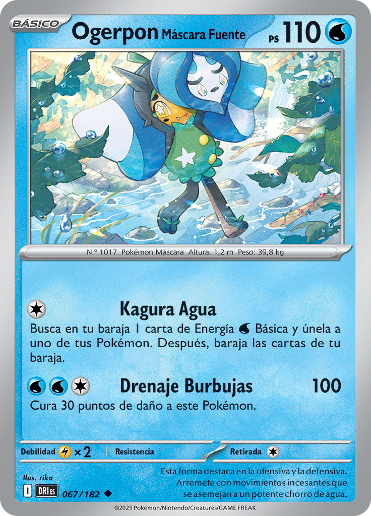 Ogerpon Máscara Fuente (Reverse Holo)