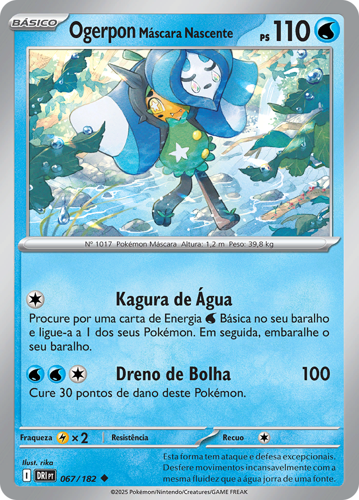 Ogerpon Máscara Nascente (Reverse Holo)