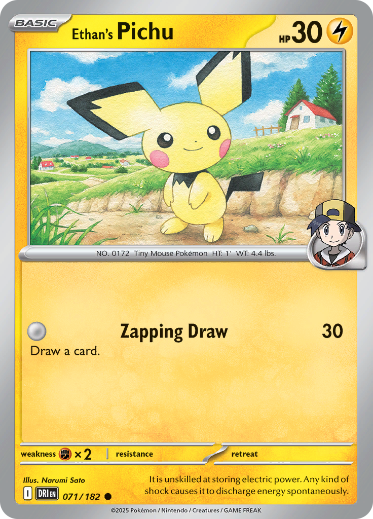 Ethan's Pichu (Reverse Holo)