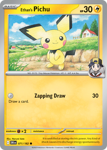 Ethan's Pichu (Reverse Holo)