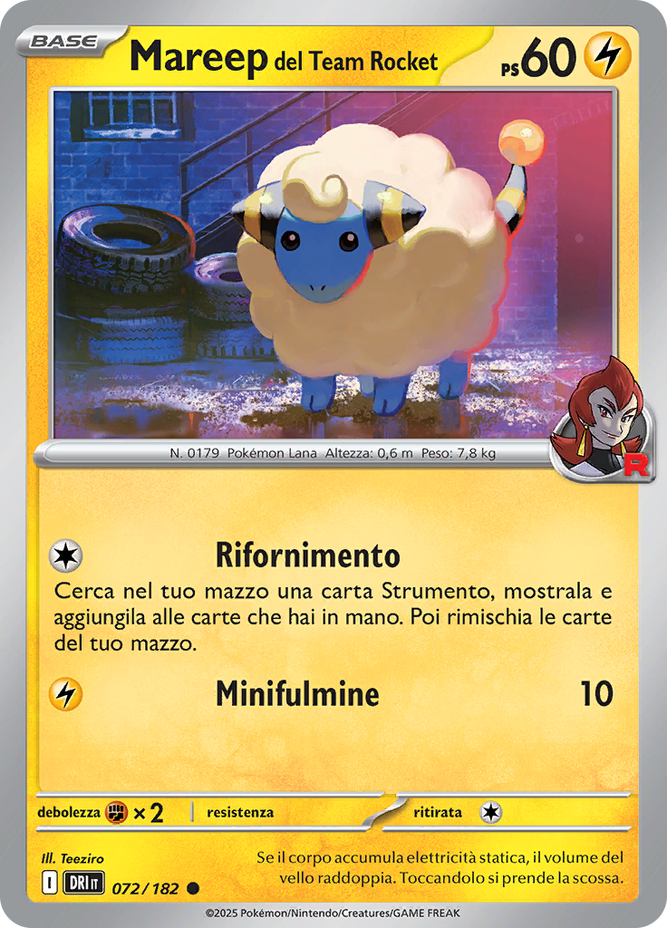 Mareep del Team Rocket