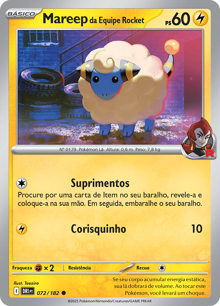 Mareep da Equipe Rocket