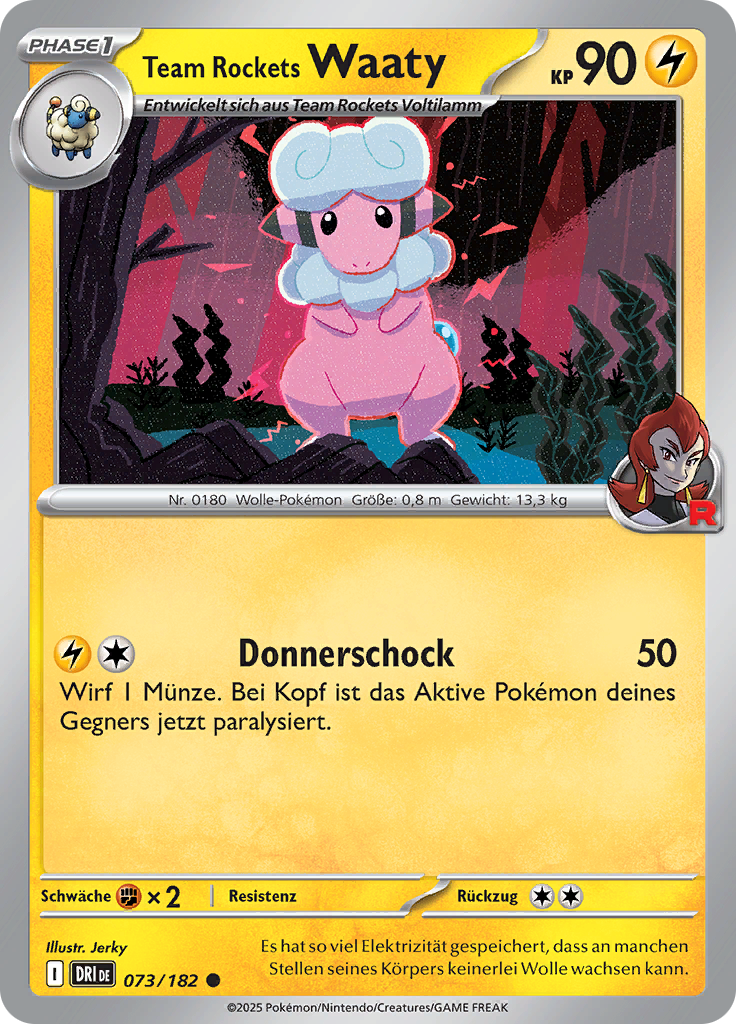 Team Rockets Waaty (Reverse Holo)