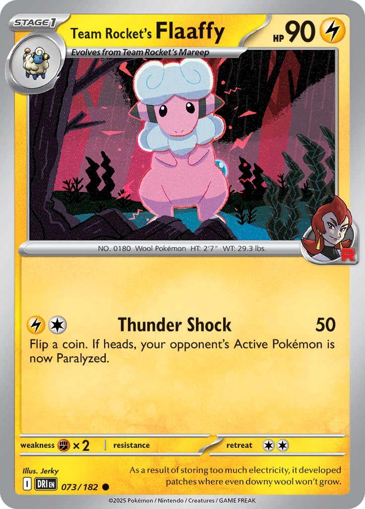 Team Rocket's Flaaffy (Reverse Holo)